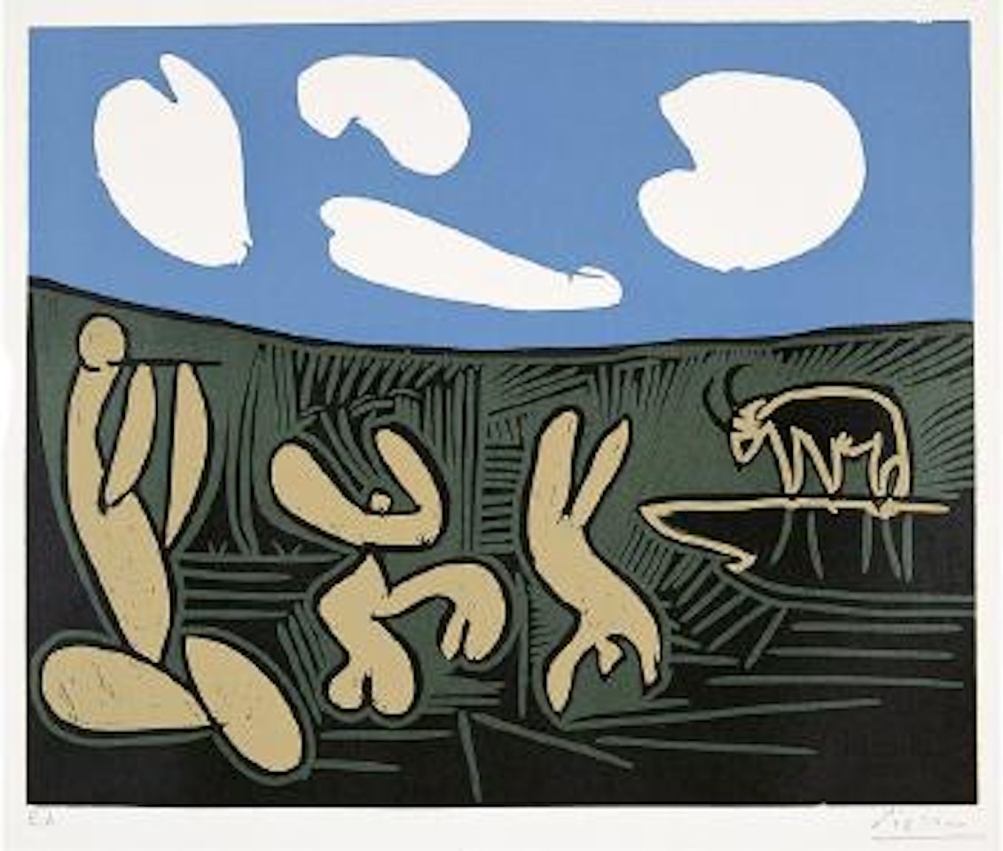 Bacchanale à l'acrobate by Pablo Picasso