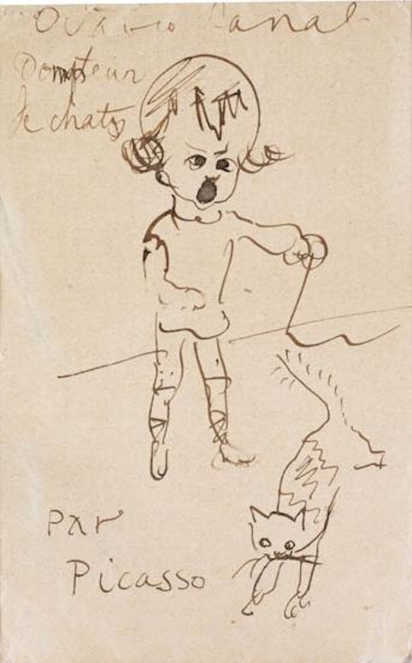 Octavio Canals, dompteur de chats by Pablo Picasso