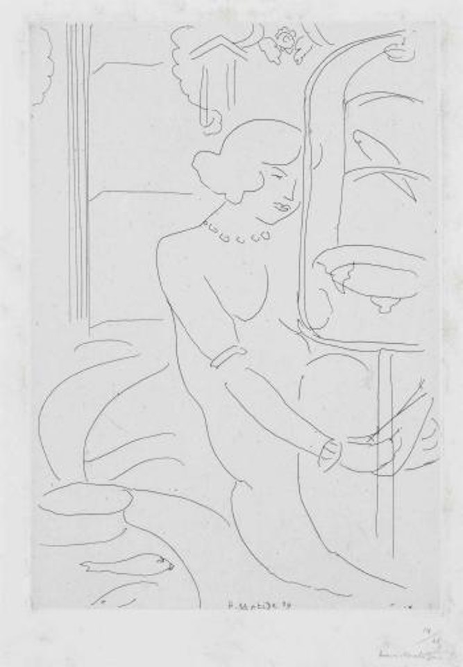 La Cage de peruches et les Poissons rouges (D. 213) by Henri Matisse
