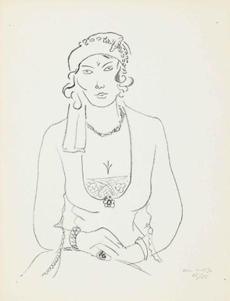 Persane à la Croix trifoliée (D. 518) by Henri Matisse
