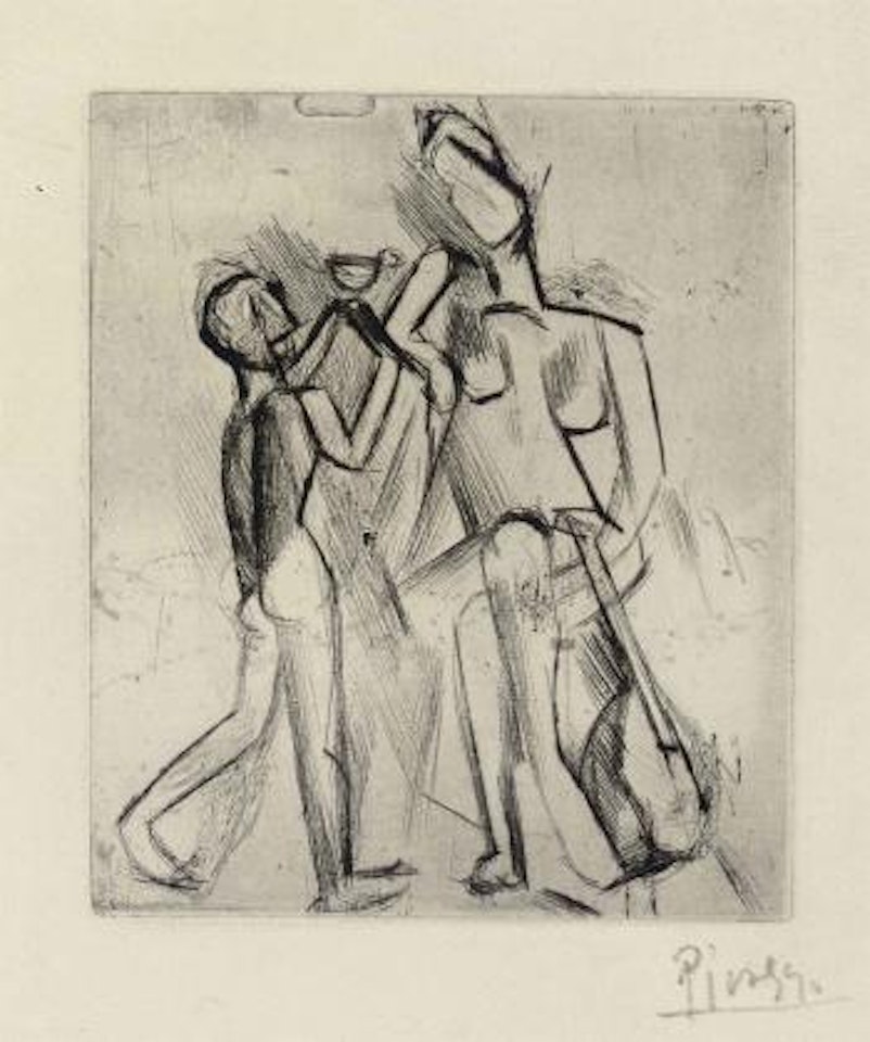Deux Figures nues (B. 17; Ba. 21) by Pablo Picasso