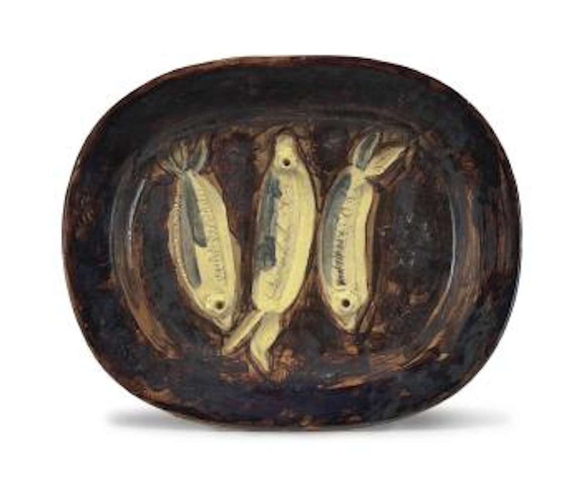 Three Sardines (Alain RamiÃ© 34) by Pablo Picasso