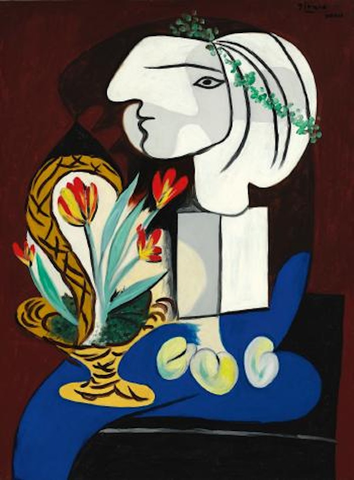 Nature Morte Aux Tulipes by Pablo Picasso