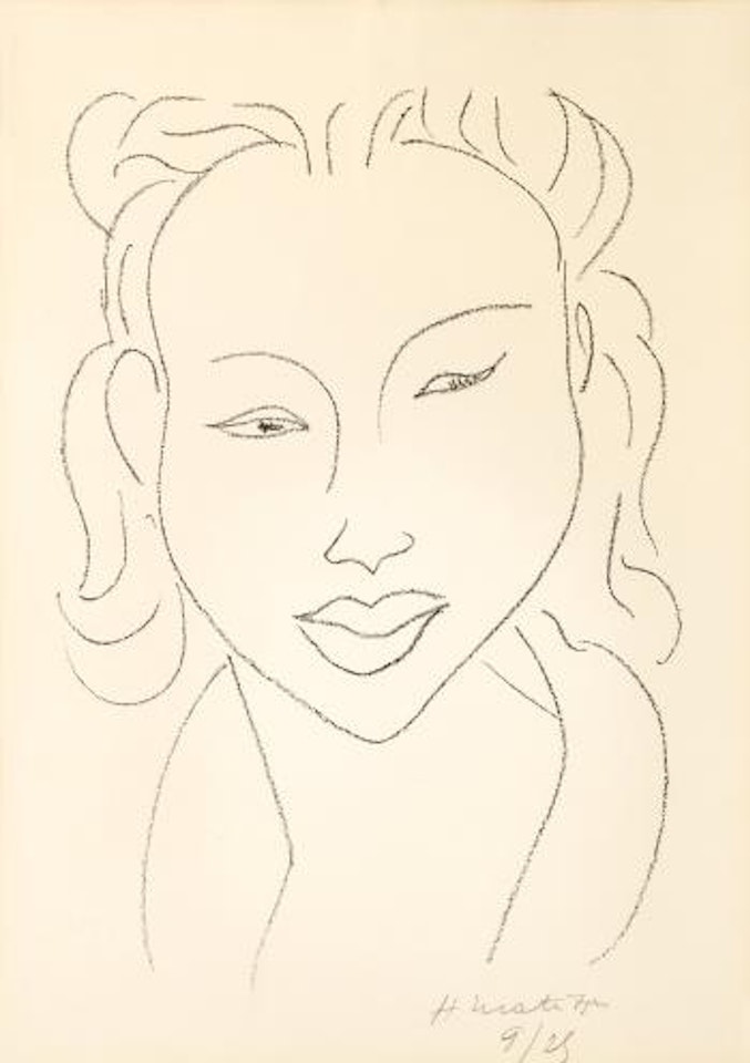 Chinoise au visage de face by Henri Matisse