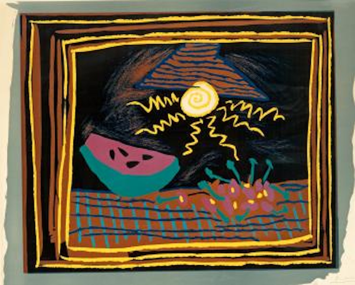 Nature morte à la pastèque by Pablo Picasso