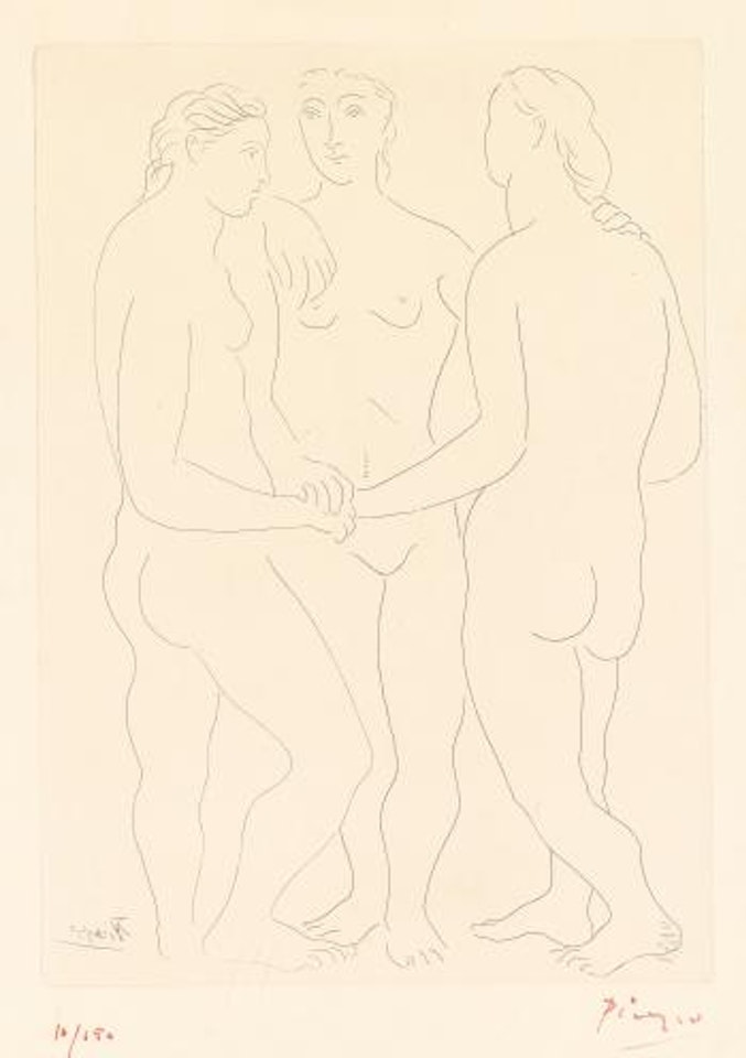 Les Trois Amies (B. 76; Ba. 117) by Pablo Picasso