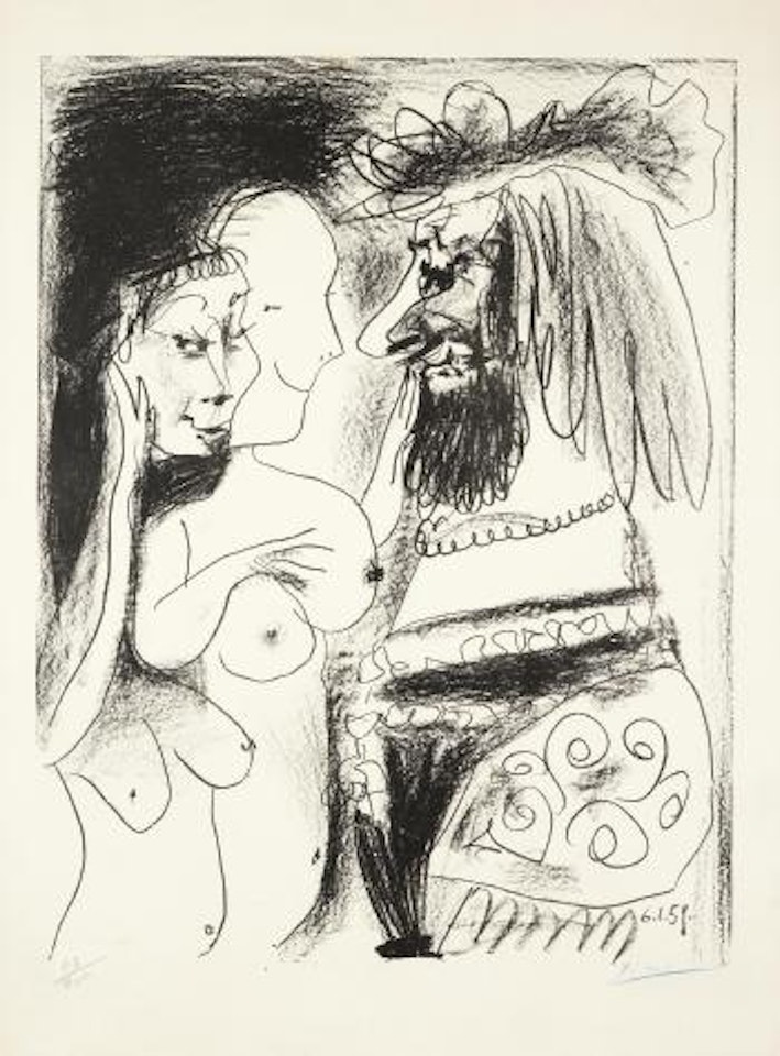 Le Vieux Roi (Bloch 869; Mourlot 317) by Pablo Picasso