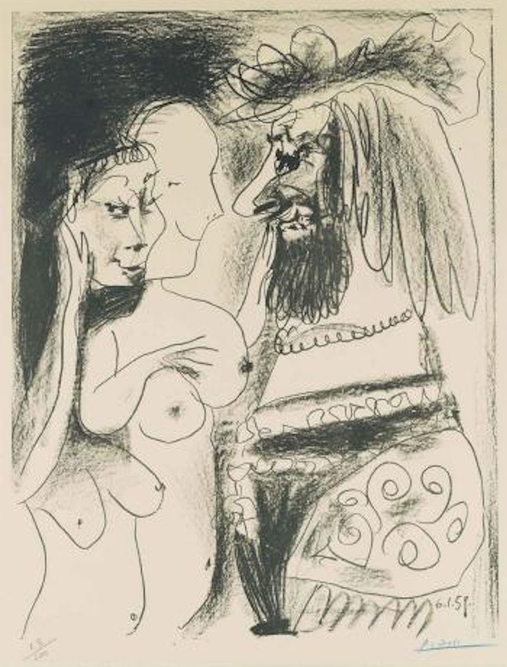 Le Vieux Roi (Bloch 869; Mourlot 317) by Pablo Picasso