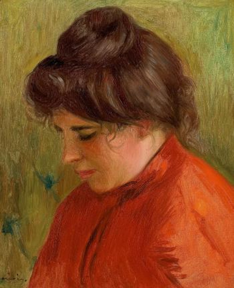 Gabrielle en rouge by Pierre-Auguste Renoir