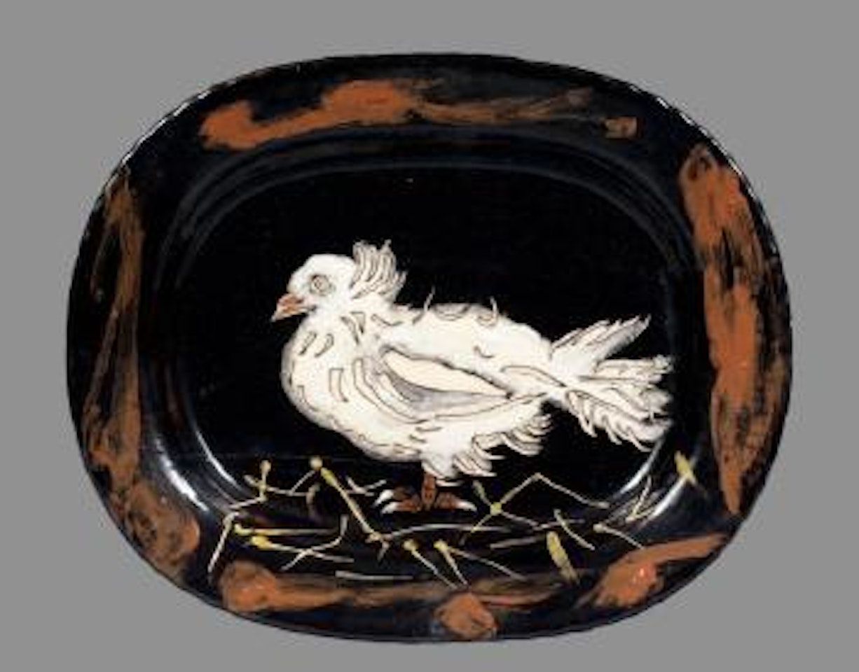 Colombe sur lit de paille by Pablo Picasso