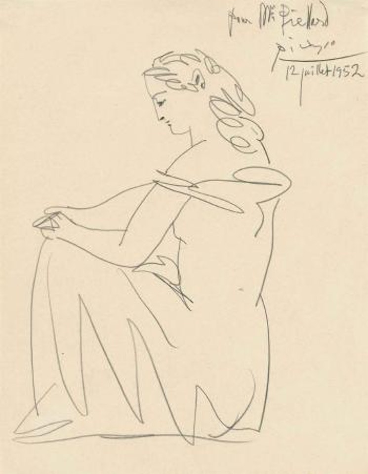 Femme lisante by Pablo Picasso