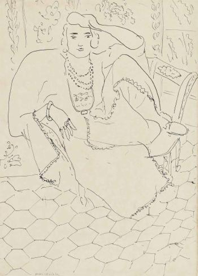 Femme assise by Henri Matisse