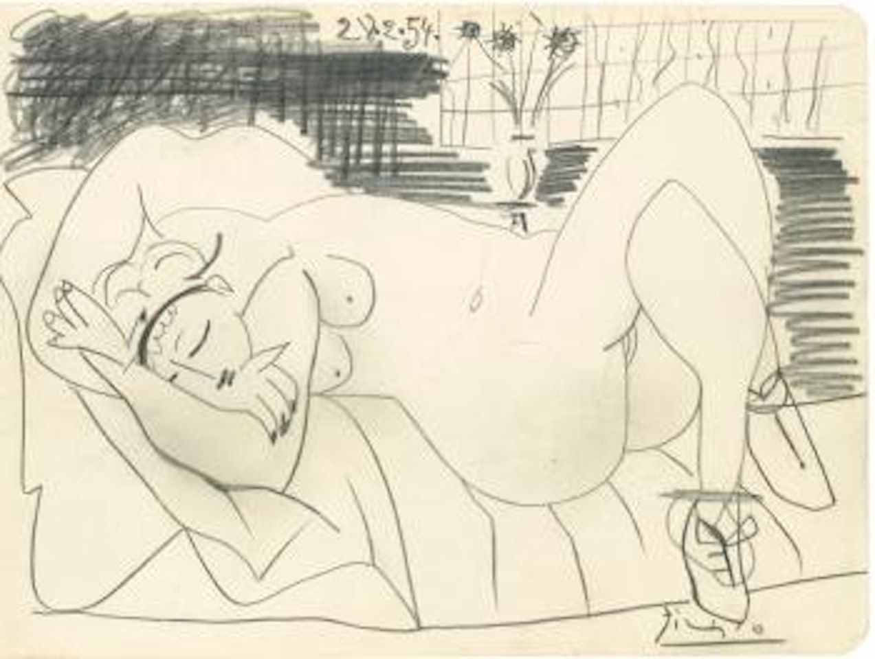 Nu Couché Endormi by Pablo Picasso