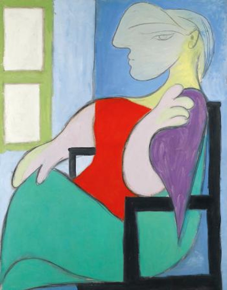 Femme Assise Près D'une Fenêtre by Pablo Picasso