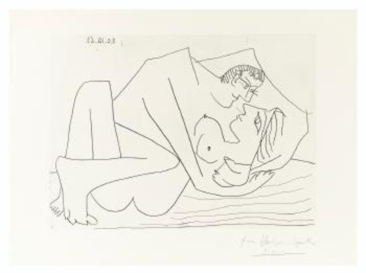 Ãtreinte. III by Pablo Picasso
