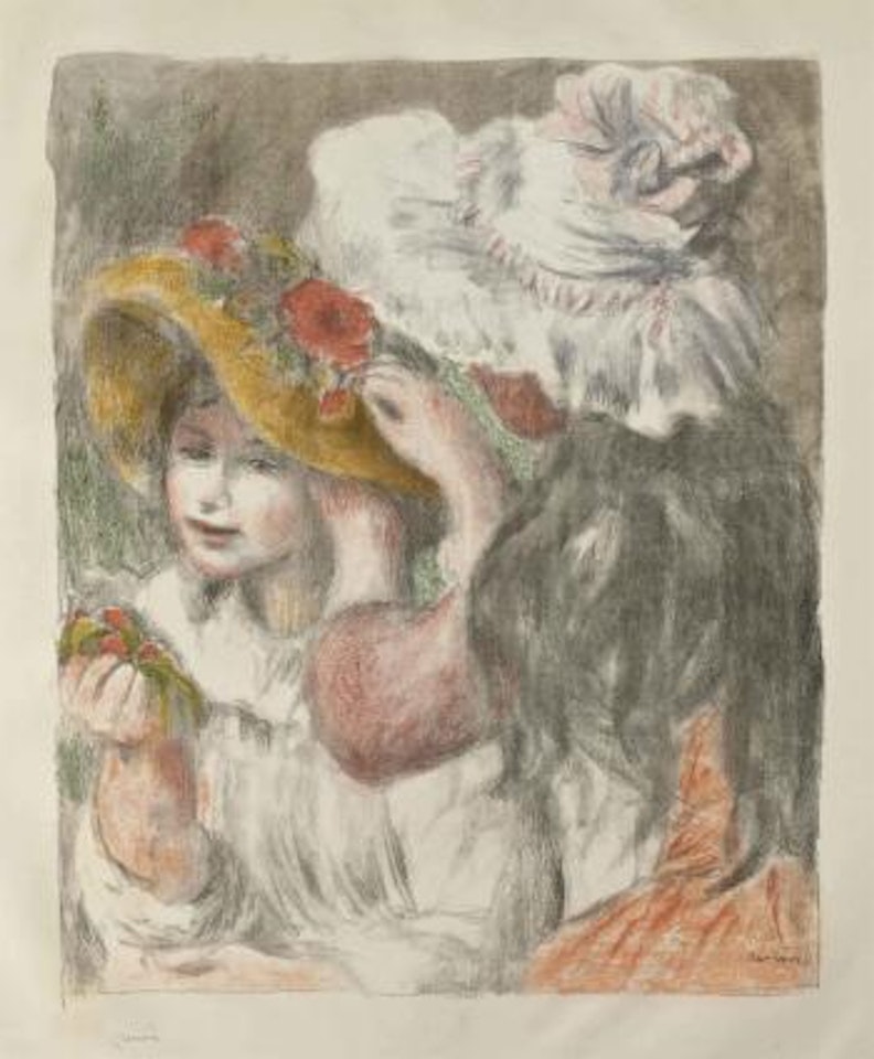 Le Chapeau Épinglé (Deuxième Planche) (Delteil, Stella 30; Roger-Marx 29) by Pierre-Auguste Renoir