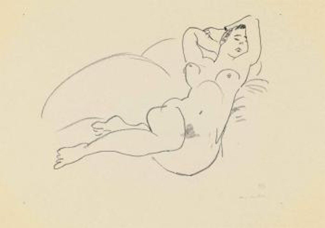 Figure endormie (D 493) by Henri Matisse
