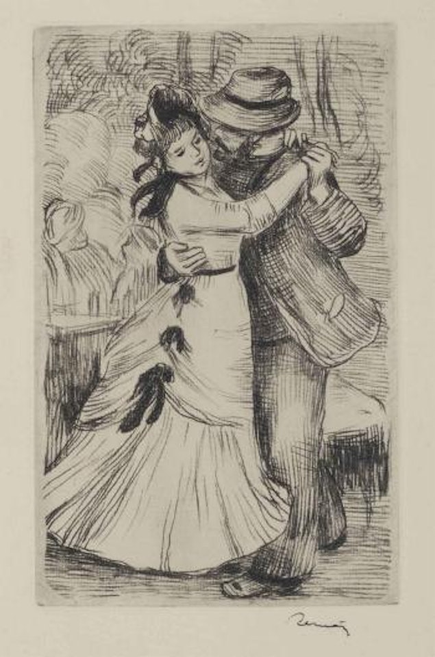 La Danse à la Campagne, 2e Planche (D, S 2) by Pierre-Auguste Renoir