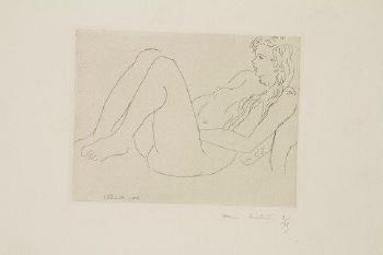 Nu au collier et aux cheveux longs by Henri Matisse