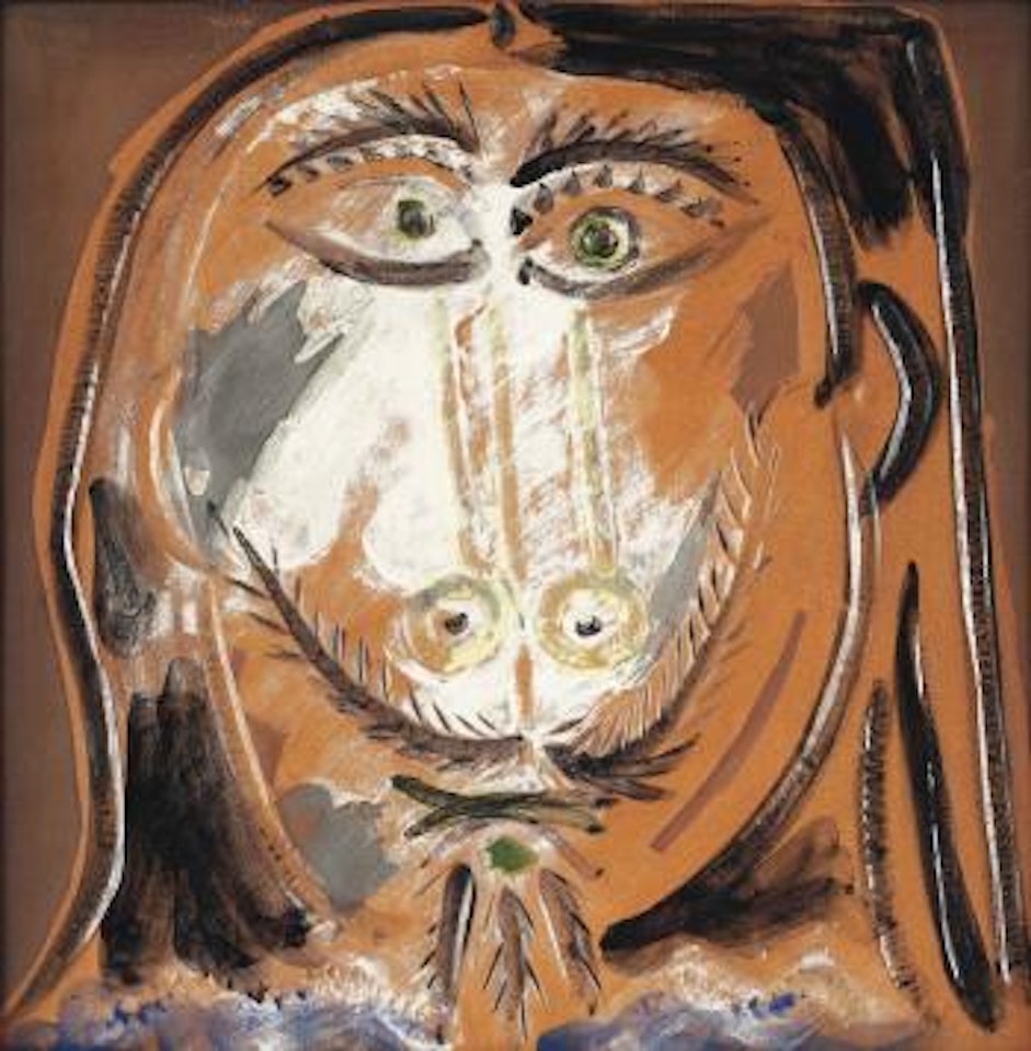 TÃªte d'homme aux cheveux longs by Pablo Picasso