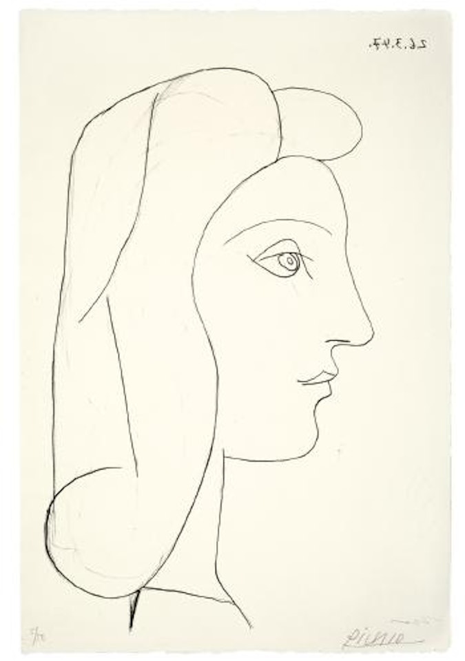 Profil De Femme by Pablo Picasso