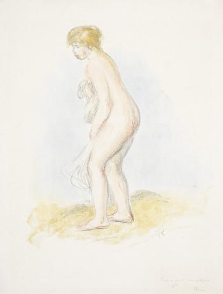Baigneuse Debout, en Pied (Delteil 28) by Pierre-Auguste Renoir