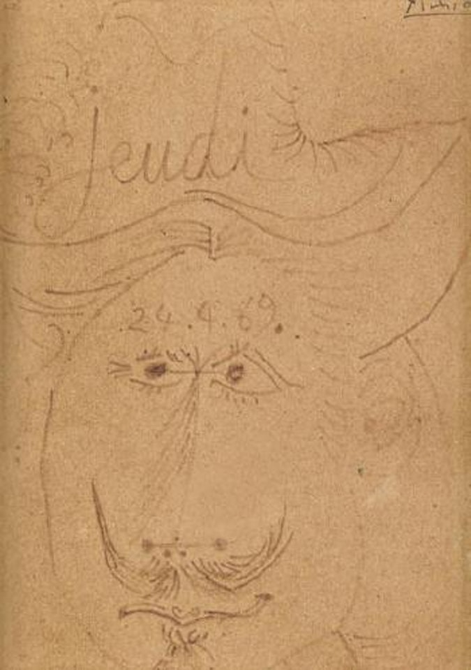 Tête de mousquetaire by Pablo Picasso
