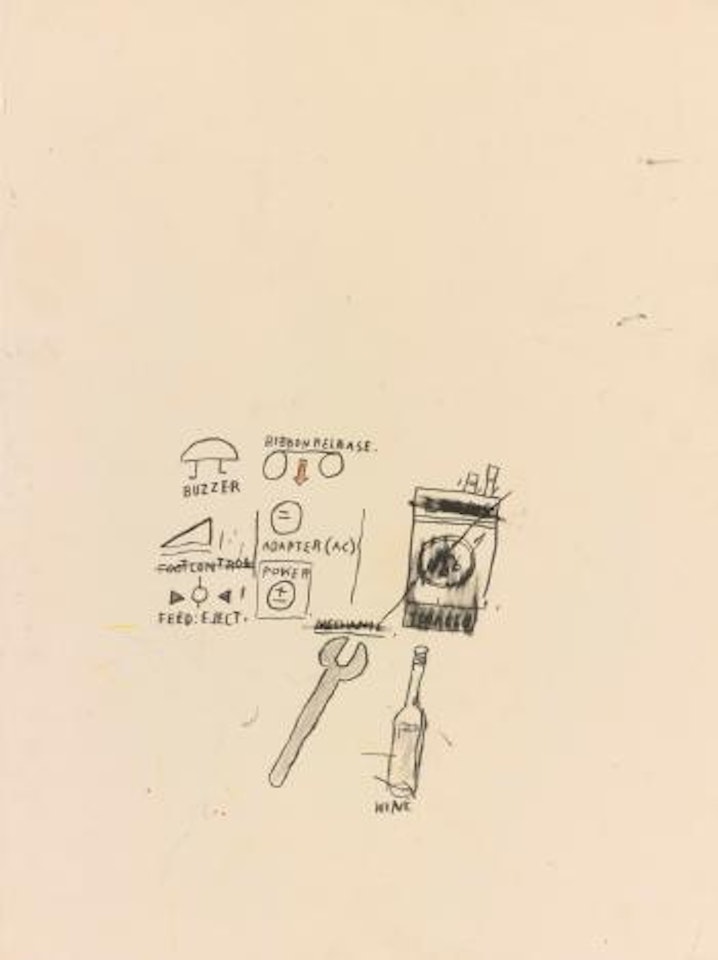 Ribbon Release by Jean-Michel Basquiat