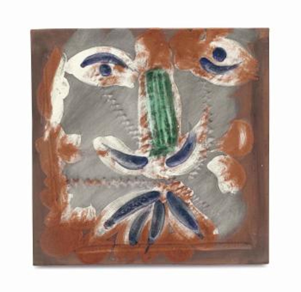 Face with Green Nose by Pablo Picasso