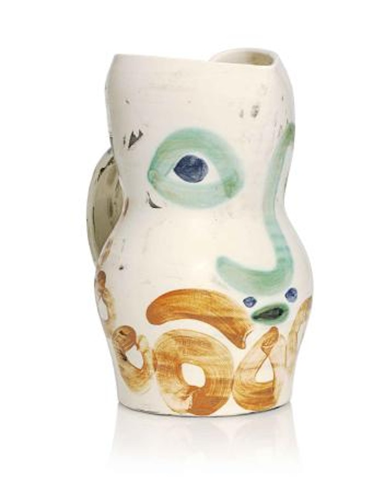 Visage aux cercles (AR 612) by Pablo Picasso
