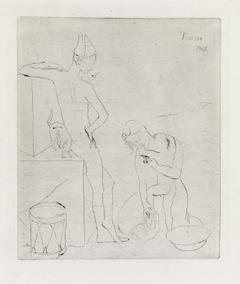 Le bain by Pablo Picasso