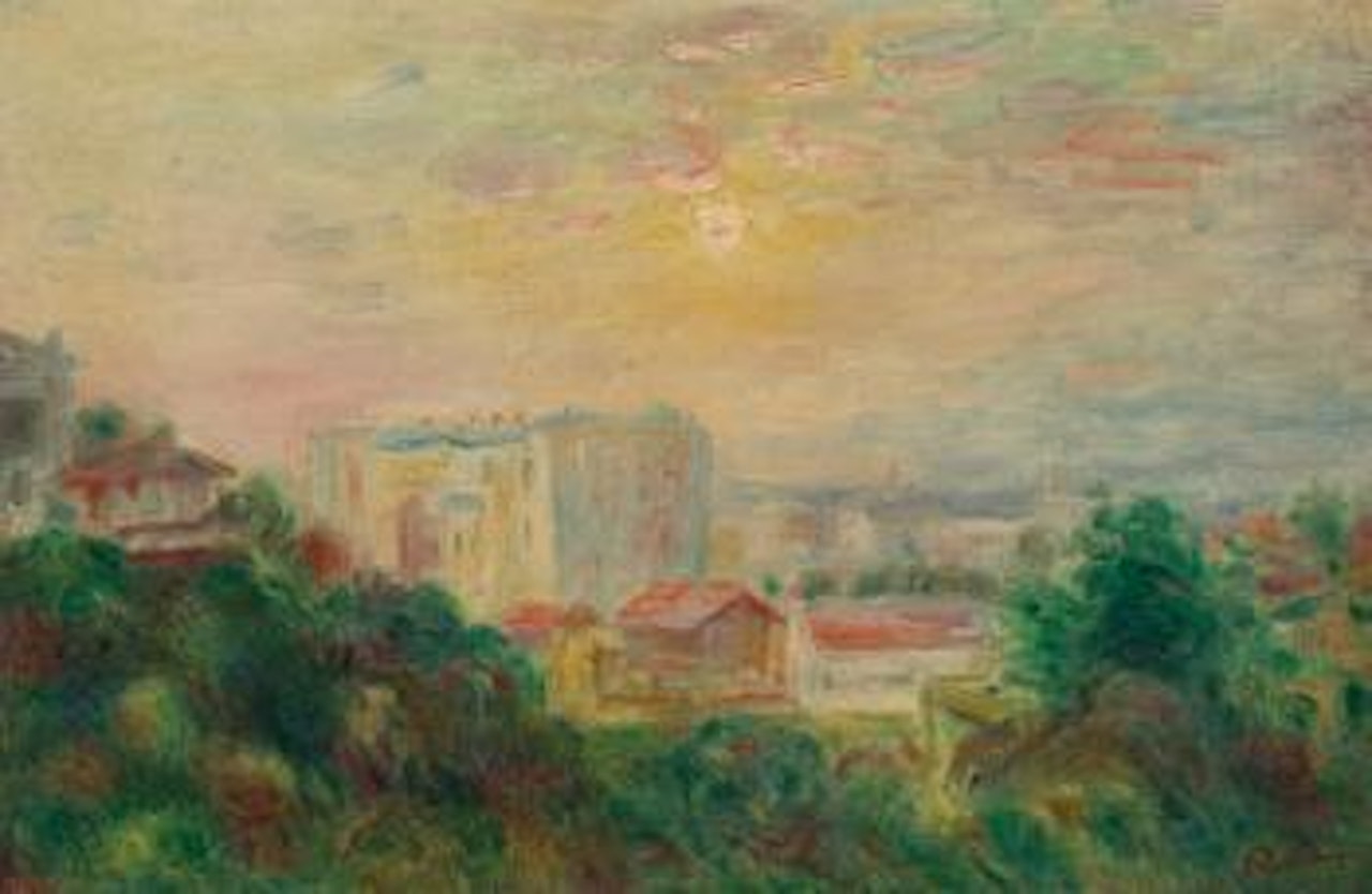 Vue De Montmartre by Pierre-Auguste Renoir
