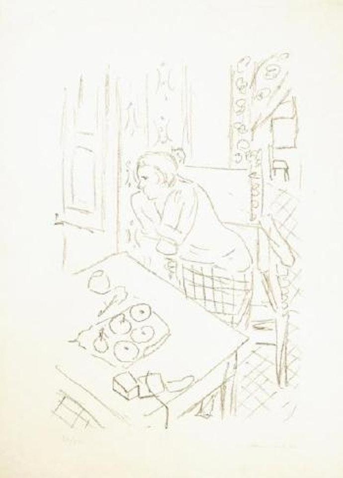 Figure dans un intérieur by Henri Matisse