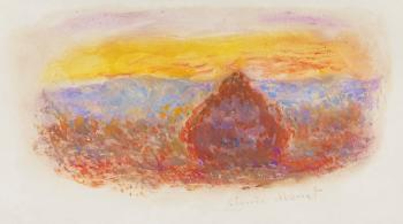 Meule, Soleil Couchant by Claude Monet