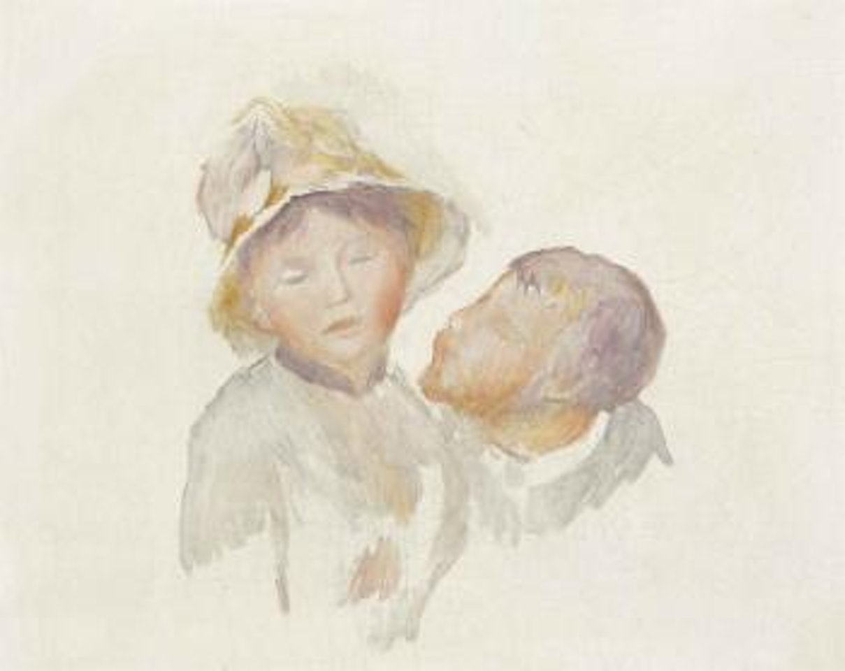 Esquisse pour 'Au jardin' by Pierre-Auguste Renoir