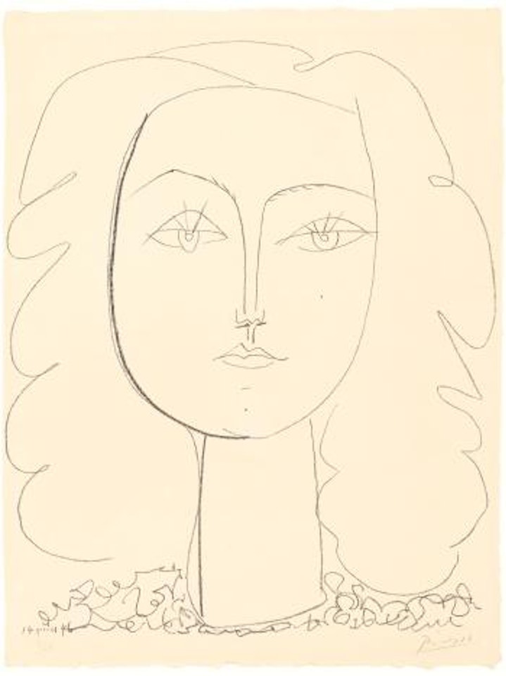 FranÃ§oise (B. 396; M., Pp. 40) by Pablo Picasso