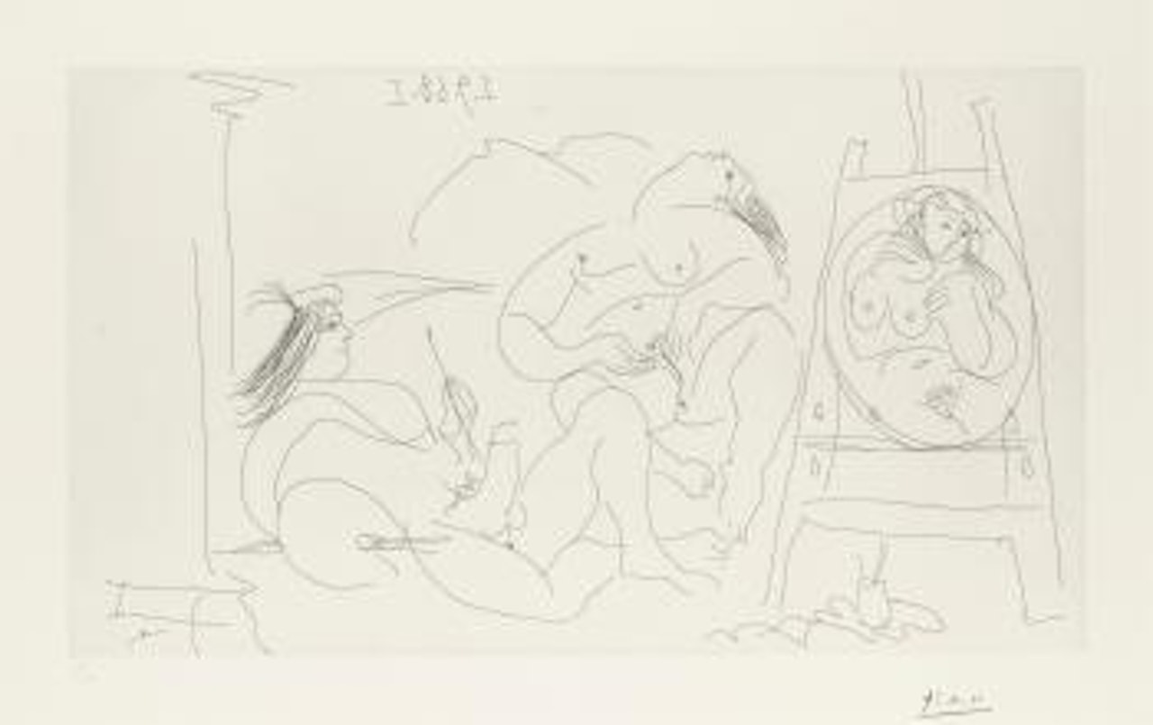 RaphaÃ«l Et La Fornarina VI: Enfin Seuls! (B., Pp.Â 1781; Ba. 1798) by Pablo Picasso