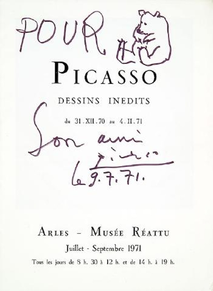 Petit ours assis by Pablo Picasso