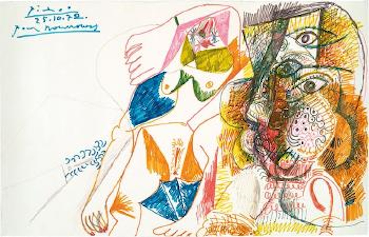 Nu féminin aux regards masculin by Pablo Picasso