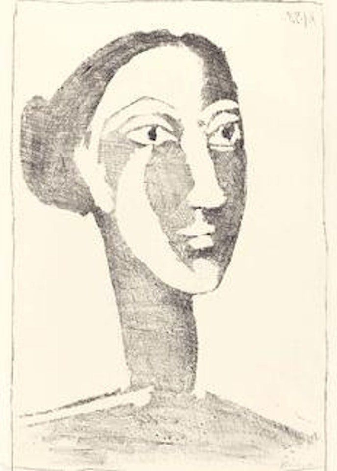 Tête de Femme au Chignon by Pablo Picasso