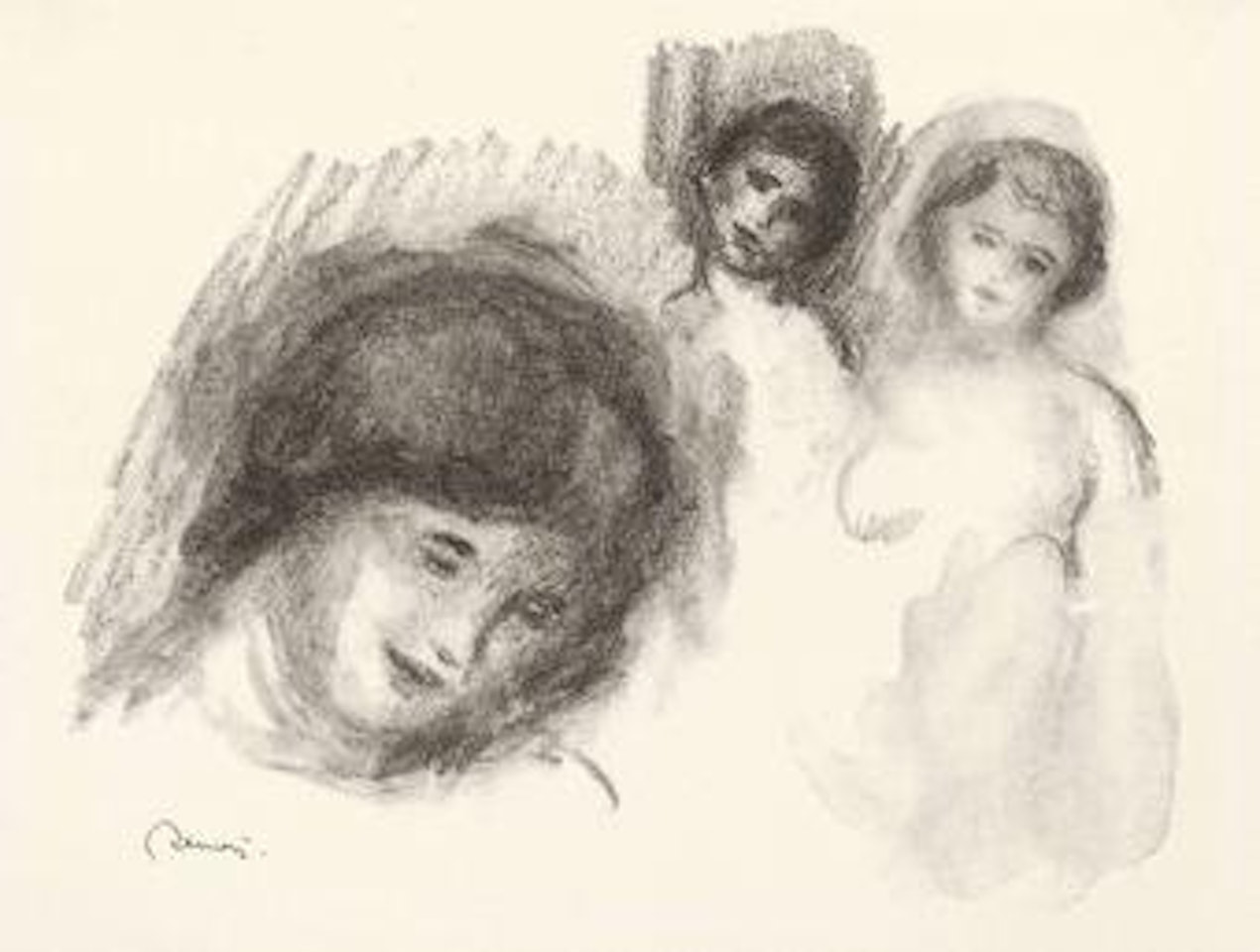 La Pierre aux trois Croquis by Pierre-Auguste Renoir