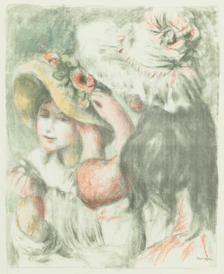 LE CHAPEAU ÉPINGLÉ (DEUXIÈME PLANCHE) by Pierre-Auguste Renoir