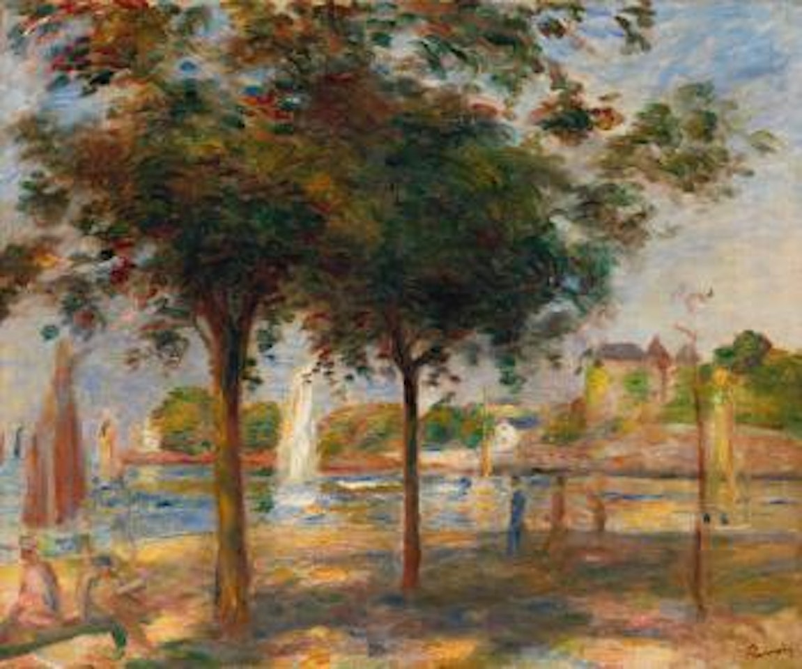 Port Du Pornic (La Voile Blanche) by Pierre-Auguste Renoir