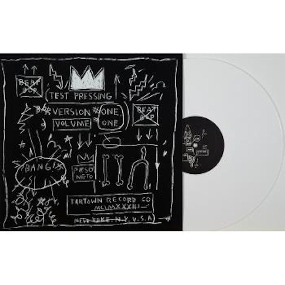 Beat bop: test pressing, version one by Jean-Michel Basquiat
