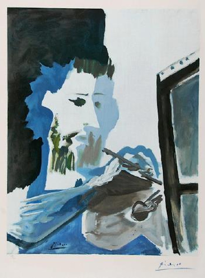 Le peintre by Pablo Picasso