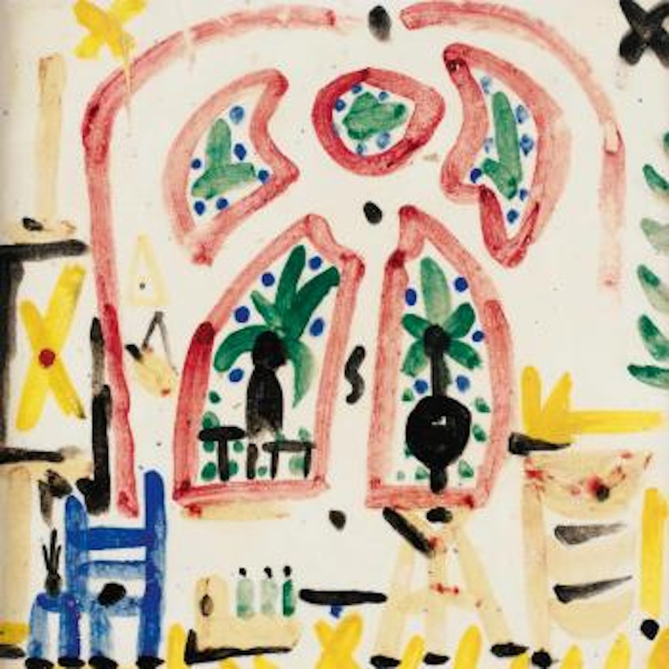 La Fenêtre De L'atelier (La Californie) by Pablo Picasso
