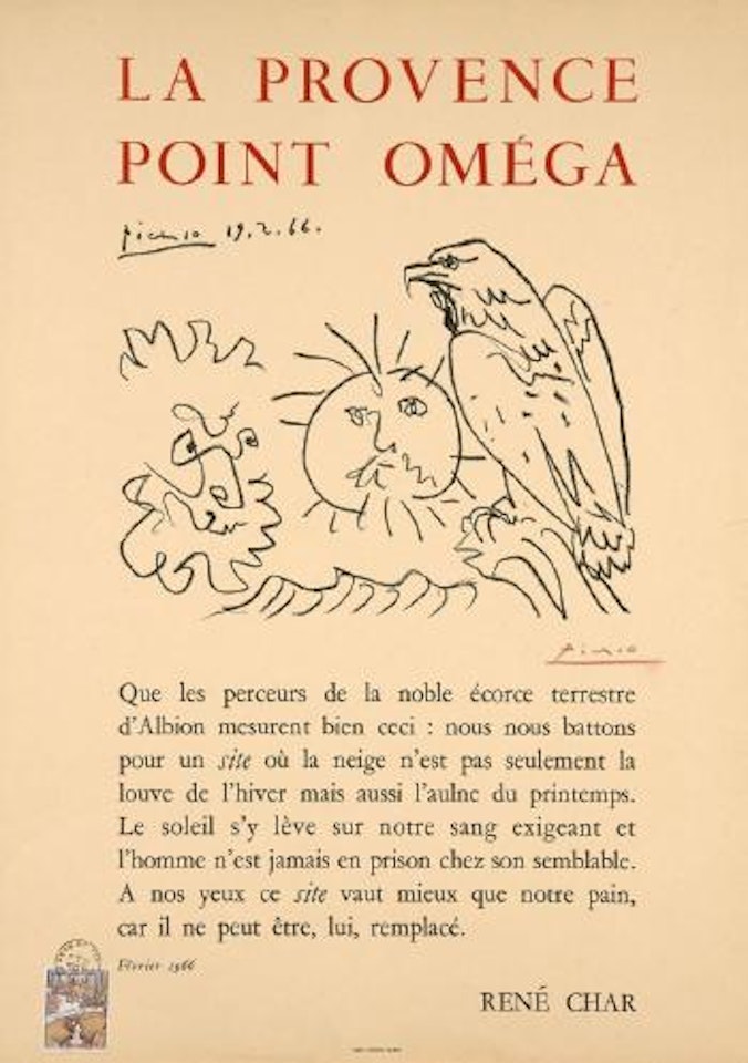 La Provence, Point Omega by Pablo Picasso