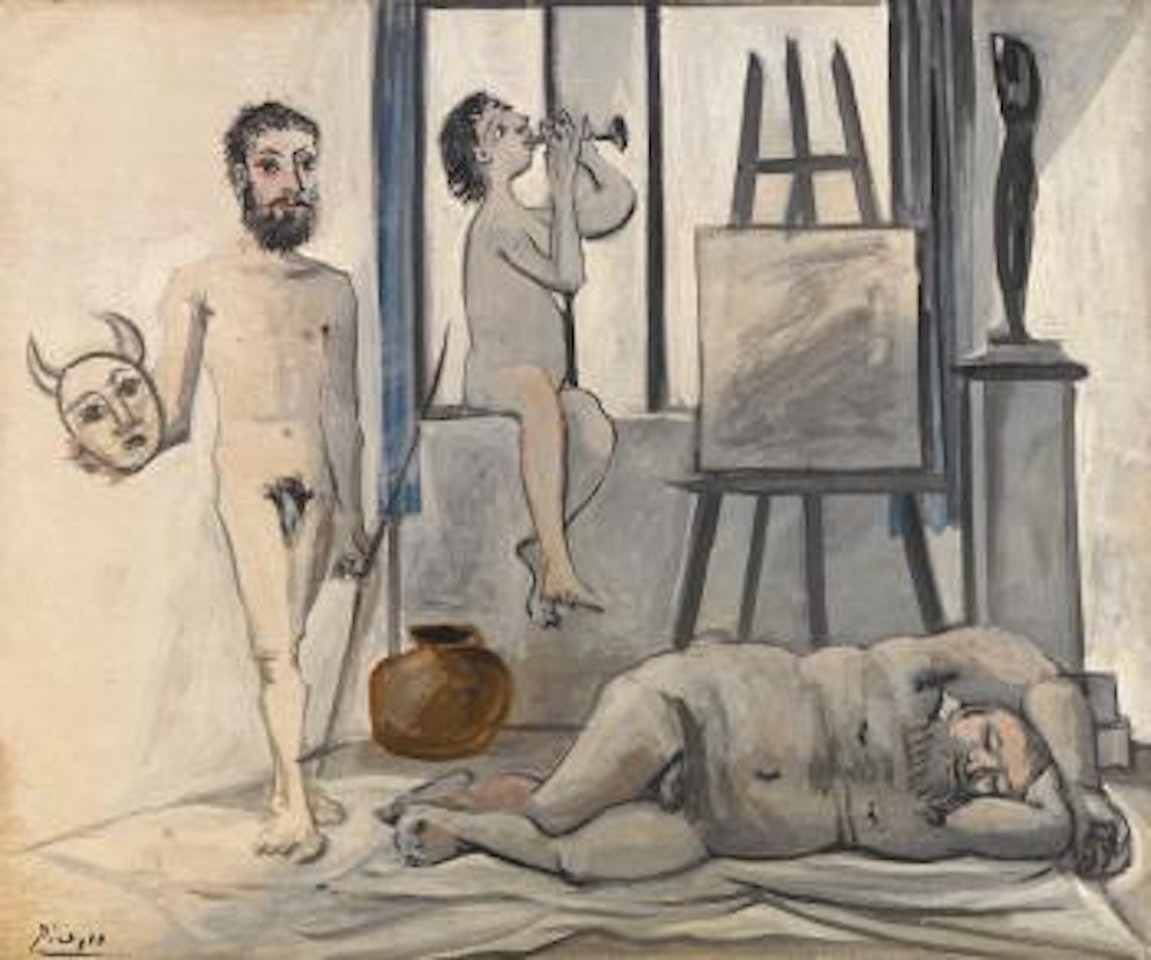 Nus Masculins (Les Trois Âges De L'homme) by Pablo Picasso