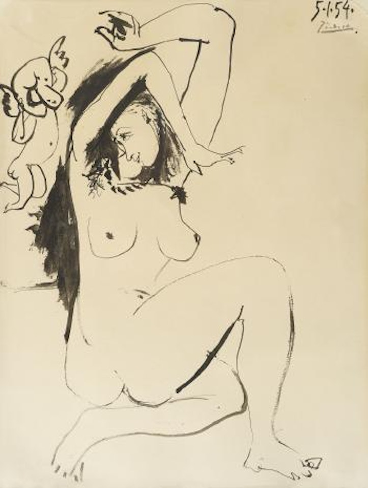 Femme et amour by Pablo Picasso