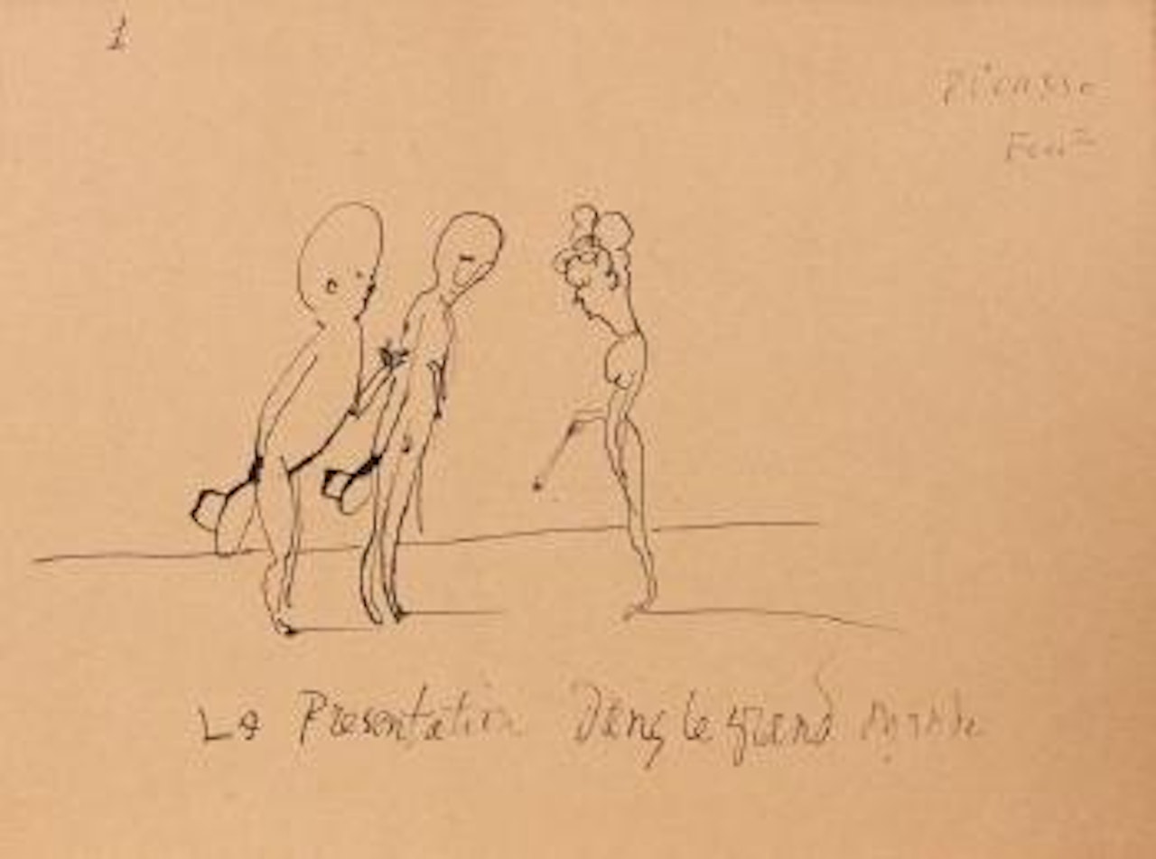 La Présentation dans le grand monde by Pablo Picasso